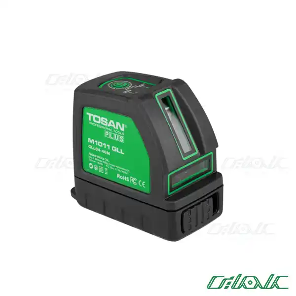 تراز لیزری دو خط نور سبز توسن مدل M1011GLL