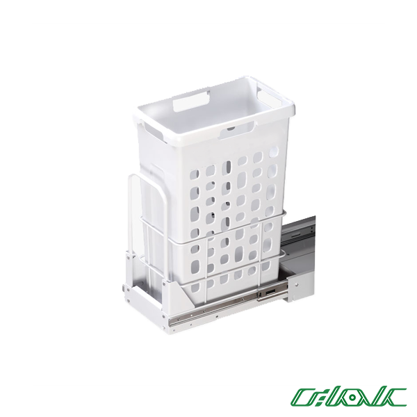 سبد البسه چرک کف ریل آرام بند ملونی مدل 9153-9154