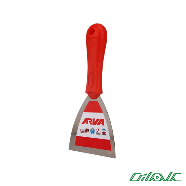 کاردک استیل دسته قرمز آروا مدل 6282