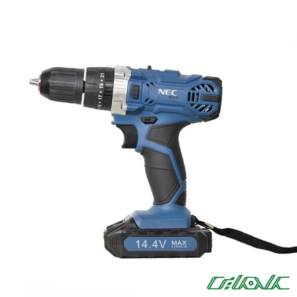 دریل پیچ گوشتی شارژی ان ای سی (NEC) مدل 1814