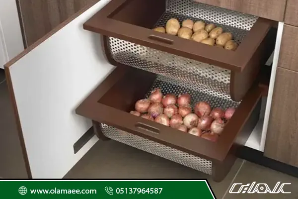 سبد سیب زمینی پیاز