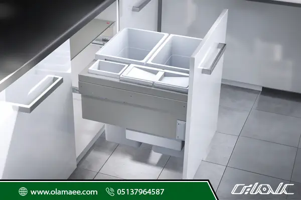 نحوه نصب سطل زباله