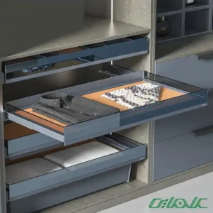 طبقه کشویی چرمی ریلی داخل کمد لباس یونی هوپر مدل ws-4159s