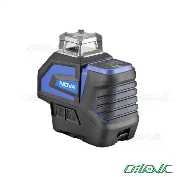 تراز لیزری شارژی 2 خط نور سبز نووا مدل 2665-G