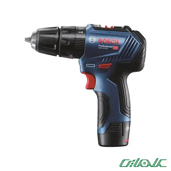 دریل شارژی چکشی بوش براشلس مدل GSB 12V-30 (12 ولت)