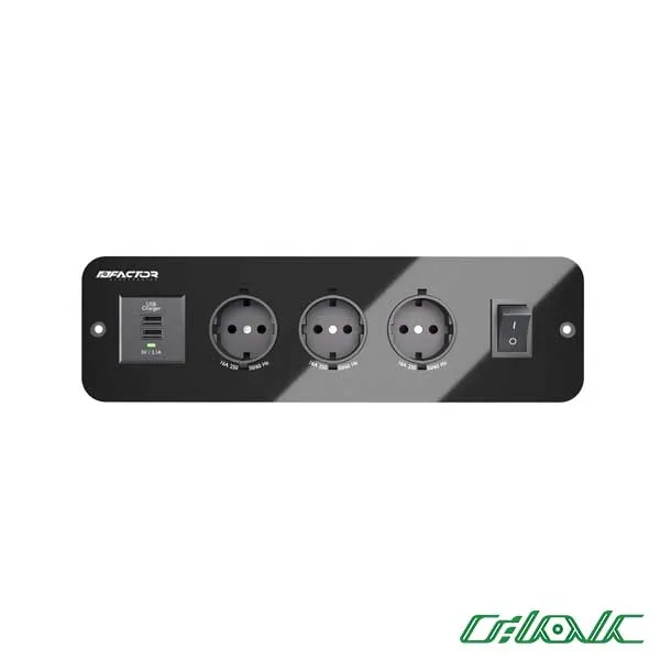 پریز توکار فکتور مدل Factor FPO3