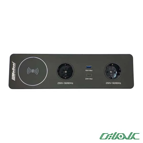 پریز توکار ملونی مدل 10058