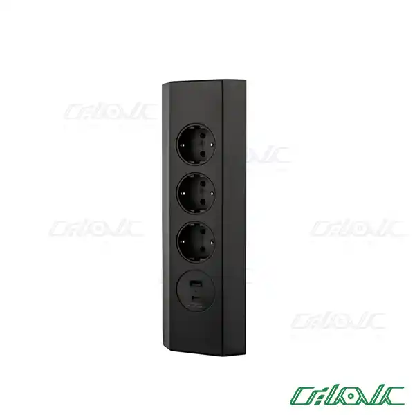 پریز رو کار کنج ملونی مدل 10086