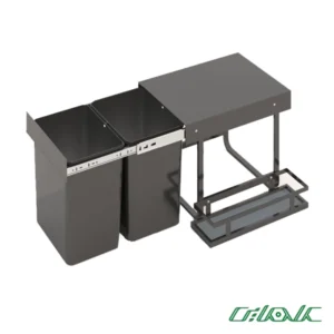 سطل زباله آوات دوقلو جاشوینده کد103-1