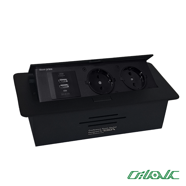 پریز توکار ویو پرایم 0100 (2 سوکت)