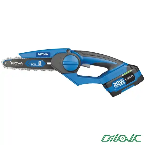 اره زنجیری شارژی نووا براشلس مدل 5544 (20 سانتی متر)