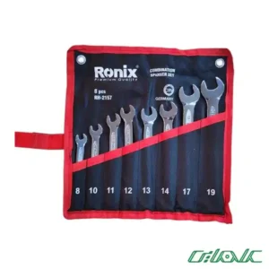 مجموعه 8 عددی آچار تخت و رینگی رونیکس مدل RH-2157