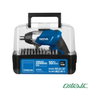 کیت پیچ گوشتی شارژی تاشو نووا مدل 7440