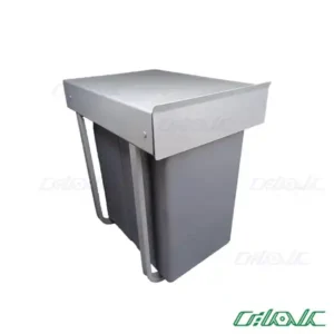 سطل زباله تک مخزنه پلاتین مدل 3611